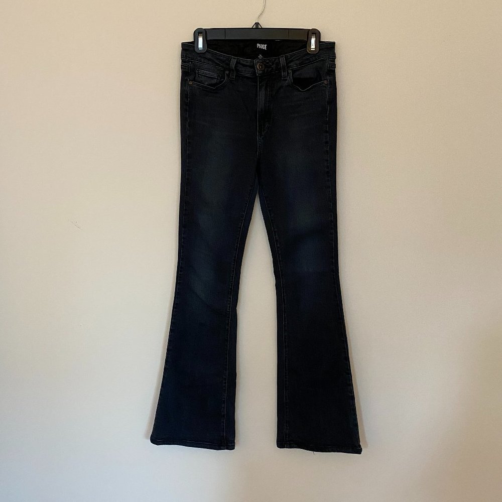 Paige Flare Dark Wash Jeans
